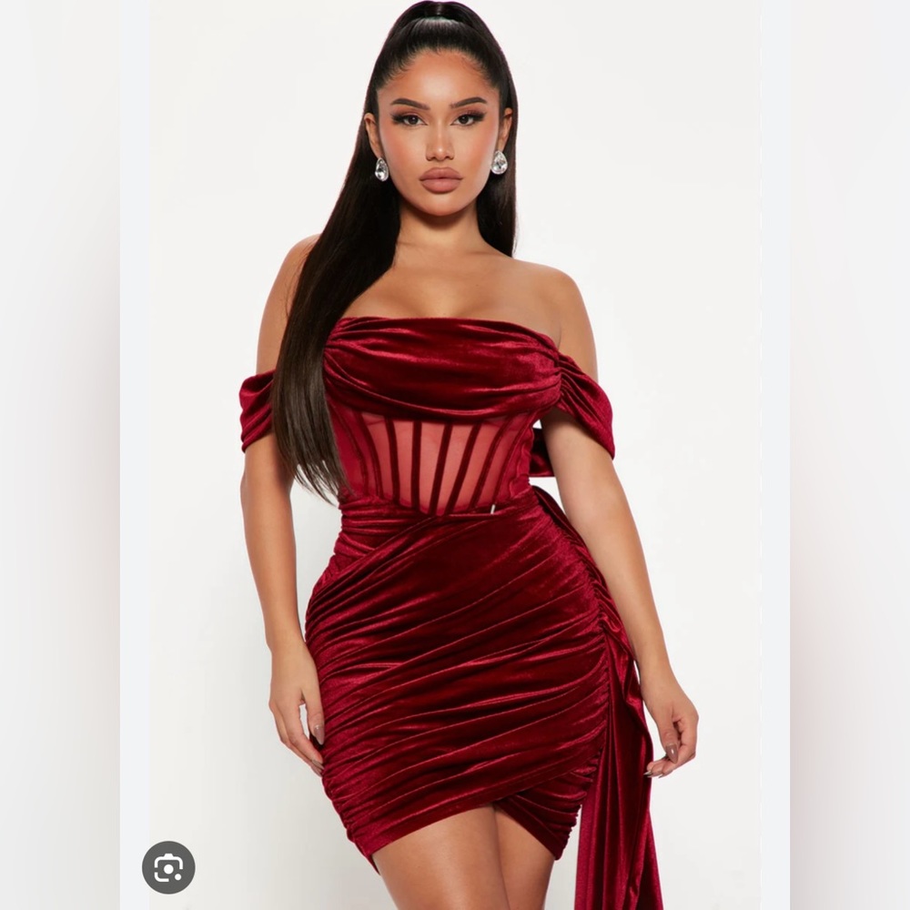 Sincerely yours Velvet Midi Dress- SMALL
